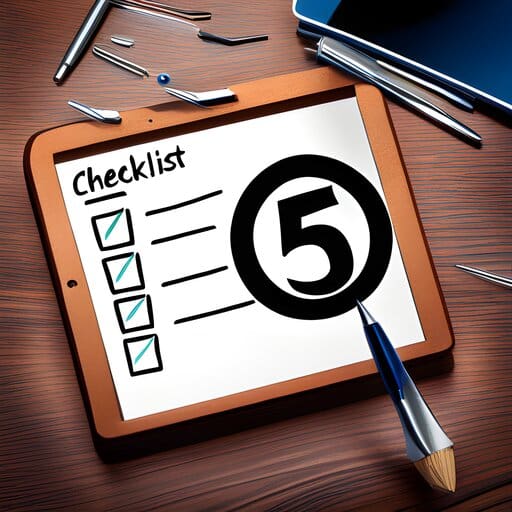 5-point checklist