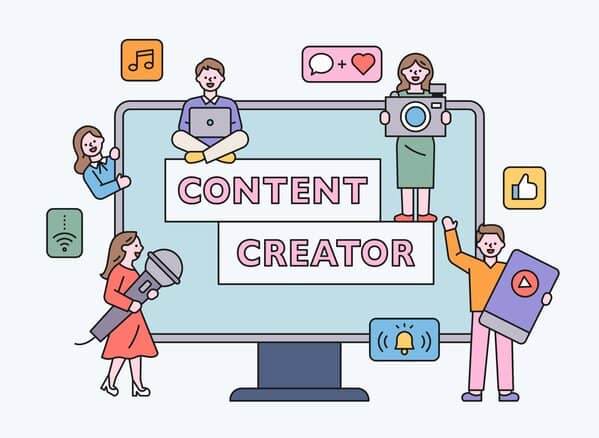 content creator concept