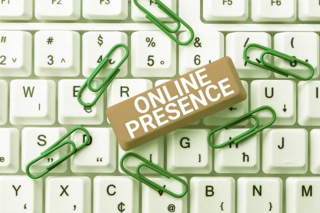 online presence graphic
